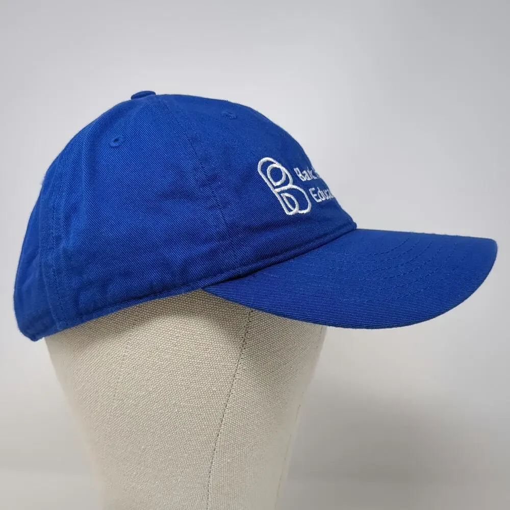 econscious Bank Street Education Center Baseball Cap Blue One Size Cotton Hat